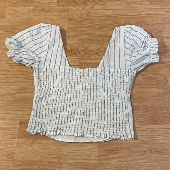 Free People Striped Crop Top - Picture 6 of 9